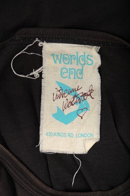 Lot 90 - Jordan's Vivienne Westwood 'Tits' printed black cotton T-shirt, modern
