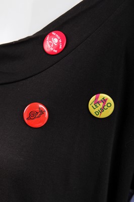 Lot 92 - Jordan's Vivienne Westwood 'Loyalty to Gaia' black cotton jersey toga dress, circa 2017