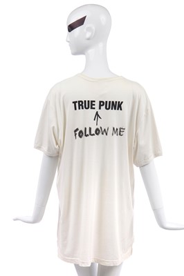 Lot 93 - Jordan's Vivienne Westwood 'I Fought The Law' cotton T-shirt, modern