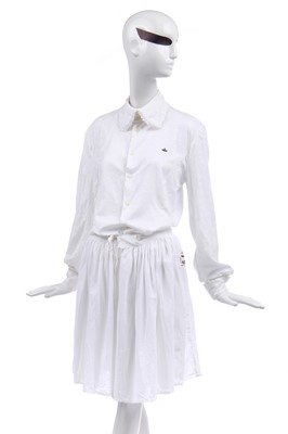 Lot 209 - Jordan's Vivienne Westwood white cotton culottes, 'Pirates' collection, Autumn-Winter 1981-82