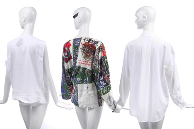 Lot 94 - Jordan's Vivienne Westwood white cotton culottes, 'Pirates' collection, Autumn-Winter 1981-82