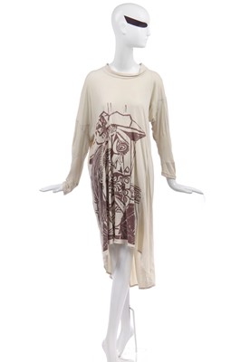 Lot 95 - Jordan's Vivienne Westwood 'Picasso' printed cotton jersey dress, 'Nostalgia of Mud', Autumn-Winter 1982-83