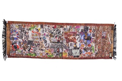 Lot 74 - Jordan's Vivienne Westwood red wool 'blanket' wrap, modern