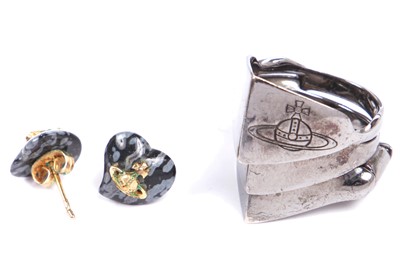 Lot 72 - Jordan's Vivienne Westwood metal bracelet, modern