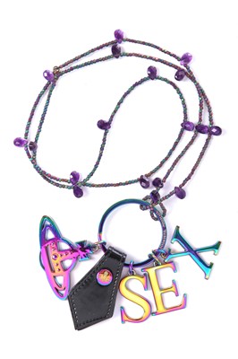 Lot 72 - Jordan's Vivienne Westwood metal bracelet, modern