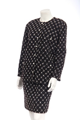 Lot 37 - A Chanel bouclé wool suit, modern