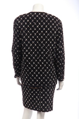 Lot 37 - A Chanel bouclé wool suit, modern