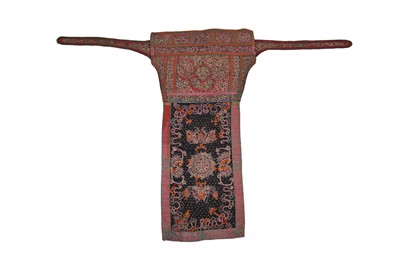 Lot 496 - An embroidered baby carrier, Miao People, Guizhou Province, China, 20th century