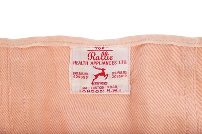 Lot 342 - A Rallie Health Appliances waist-slimming exercise belt, 1957