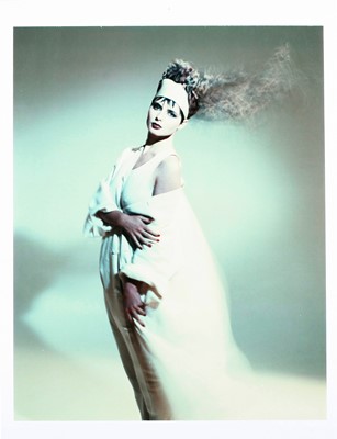Lot 390 - Paolo Roversi unique polaroid print of Isabella Rossellini, probably 1985