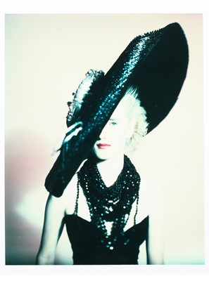 Lot 389 - Paolo Roversi unique polaroid portrait of Lady Angie Rawlinson, 1985