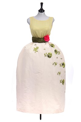 Lot 422 - Elizabeth Taylor's Christian Dior haute couture Soirée à Rio 'Oscar' dress, Spring-Summer 1961, by Marc Bohan, 'Slim Line' collection