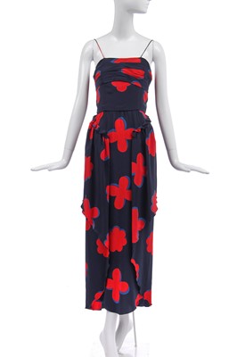 Lot 193 - A Chloé by Karl Lagerfeld printed silk dress, Spring-Summer 1979