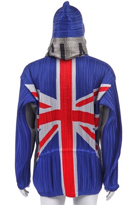Lot 116 - A rare Issey Miyake Union Jack flag jacket, Spring-Summer 1993