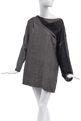 Lot 118 - A Comme des Garçons flecked crêpe dress/tunic, circa 1983