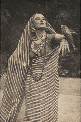 Lot 311 - Anna Pavlova's sari, Indian, 1923
