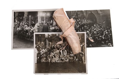 Lot 340 - Anna Pavlova's pointe shoe, worn in her last performance in London, 1930