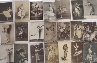 Lot 334 - Pavlova picture postcards, mainly 1905-1930