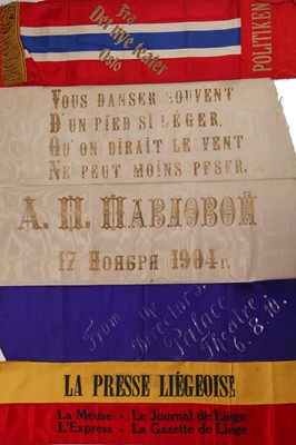 Lot 304 - A group of bouquet ribbons from around the world