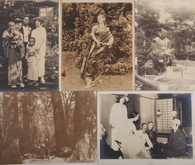 Lot 333 - A group of Anna Pavlova photographs related to her travels, dating from the 1910s