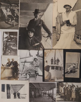 Lot 333 - A group of Anna Pavlova photographs related to her travels, dating from the 1910s