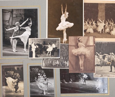 Lot 325 - A group of vintage photographs relating to Pavlova performances, mainly 1920s