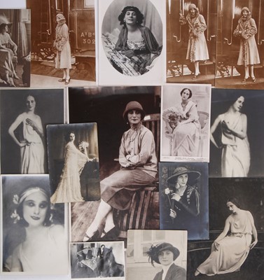Lot 332 - A group of vintage photographs, mainly portraits or relating to Pavlova's fashion sense, various dates