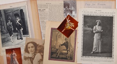 Lot 337 - Five scrapbooks relating to Pavlova, 1920s -1931