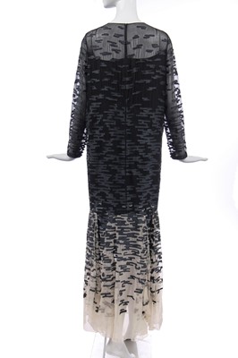Lot 26 - A Chanel couture beaded and embroidered chiffon evening gown, AW 1996-97