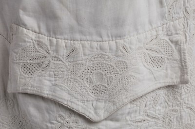 Lot 284 - A gentleman's embroidered linen sleeved waistcoat, circa 1710