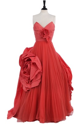 Lot 243 - A fine Lanvin by Antonio Castillo haute couture 'Rose' ball gown, circa 1955