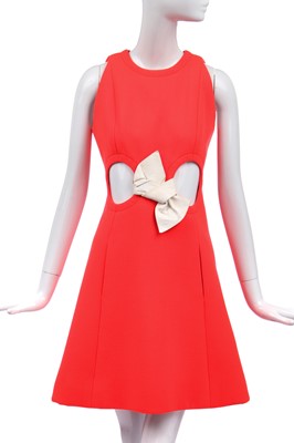 Lot 219 - A Jean Patou cocktail dress with cut-outs, circa 1969