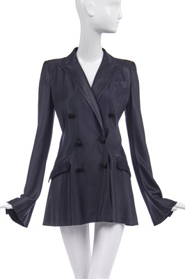 Lot 144 - A John Galliano tuxedo jacket, 'Black' collection, Autumn-Winter 1994-95