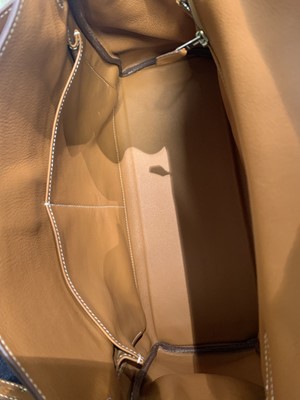 Lot 46 - An Hermès gold Swift leather Retourné Kelly 32, 2005