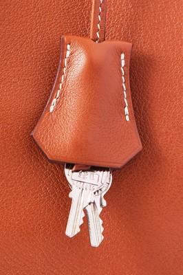Lot 46 - An Hermès gold Swift leather Retourné Kelly 32, 2005