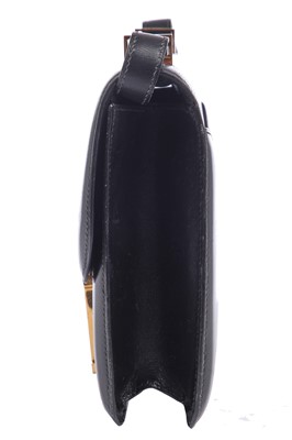 Lot 50 - An Hermès black Box leather Constance, 1988