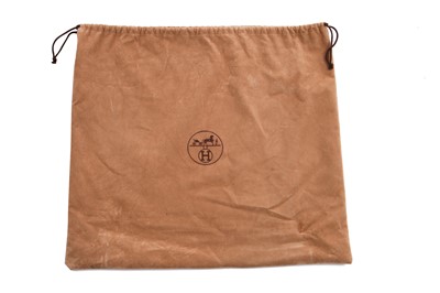Lot 52 - An Hermès canvas and natural leather Herbag, modern