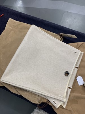 Lot 52 - An Hermès canvas and natural leather Herbag, modern