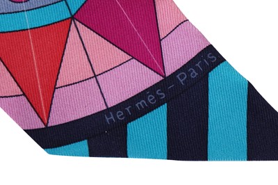 Lot 58 - Two Hermès printed silk Twillies, modern