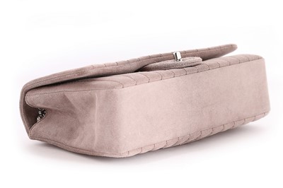 Lot 96 - A Chanel taupe suede 2.55 handbag, circa 2005,...