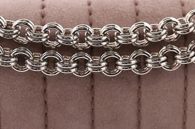 Lot 96 - A Chanel taupe suede 2.55 handbag, circa 2005,...