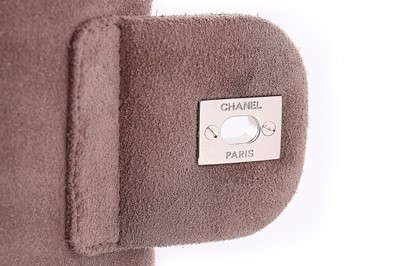 Lot 96 - A Chanel taupe suede 2.55 handbag, circa 2005,...