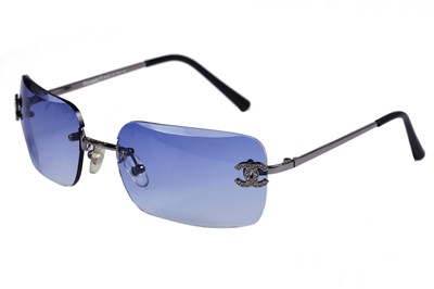 Lot 41 - Two pairs of Chanel sunglasses, 2000s