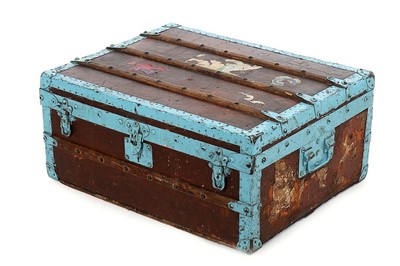 Lot 31 - A Louis Vuitton trunk, late 19th century,...