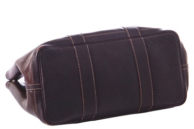 Lot 51 - An Hermès dark brown leather Garden Party Tote, modern