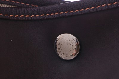 Lot 51 - An Hermès dark brown leather Garden Party Tote, modern