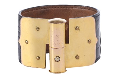 Lot 63 - An Hermès cuff bracelet, probably 1970s