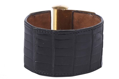 Lot 63 - An Hermès cuff bracelet, probably 1970s