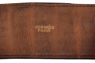 Lot 63 - An Hermès cuff bracelet, probably 1970s