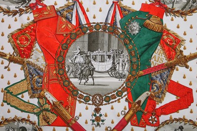 Lot 56 - Two Hermès printed silk scarves